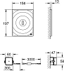 Кнопка смыва Grohe Tectron Surf 38699001