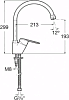 Смеситель для кухонной мойки Roca Victoria 5A8425C0M