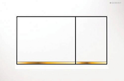 Кнопка смыва Geberit Sigma 30 115.883.KK.1, белый, золото