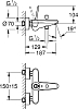 Смеситель Grohe Eurodisc joy 23431000 для ванны с душем