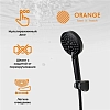 Смеситель для ванны с душем Orange Karl M05-300b черный