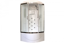 Душевая кабина 90х90 см Royal Bath NRW RB90NRW-C-CH стекло матовое с гидромассажем