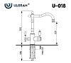 Смеситель для кухни Ulgran U-018 бронза