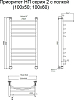 Полотенцесушитель водяной Тругор Приоритет НП 2 П 100*60 (ЛЦ2)