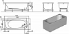 Акриловая ванна Kolpa San Tamia 150х70 531210