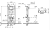 Система инсталляции для унитазов VitrA 762-5800-01 3/6 л