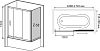 Шторка для ванной RGW Screens SC-81 (1660-1710)х750х1500 профиль хром стекло чистое