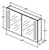 Зеркальный шкаф Ideal Standard Mirror&Light T3425AL хром