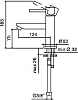 Смеситель Treemme Quadra 5311.CС для раковины