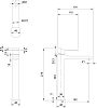 Смеситель для раковины Omnires Slide SL7712GR, графит