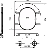 Крышка-сиденье Timo TD-500 (503/403/203) белый