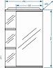 Зеркало-шкаф Stella Polar Концепт Нелея 45/С SP-00000223 с подсветкой, белый, правый