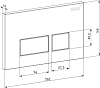 Комплект унитаза с инсталляцией D&K DS1022501 с сиденьем микролифт и черной клавишей смыва