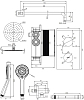 Душевая система Omnires Y SYSYT01XCR скрытого монтажа, термостатическая, хром