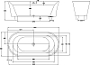 Акриловая ванна BelBagno 170х80 BB40-1700 marine