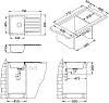 Кухонная мойка Alveus Line Maxim 80 1100216