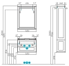 Тумба с раковиной Aquaton Леон 1A1870K0LBPR0 бежевый