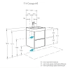 Тумба под раковину Aquaton Сканди 1A251601SD010 белый