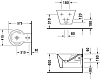 Подвесное биде Duravit Starck-1 0274150000