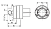 Душ гигиенический Hansgrohe Logis 71606000/32129000/27454000/13620180 хром