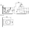 Подвесной унитаз Bocchi Taormina Arch 1012-002-0129, белый матовый