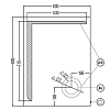 Зеркало Gair Art MRM0151 белый