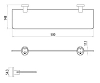 Полка LEMARk Atlantiss LM3233C серый