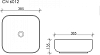 Рукомойник Ceramica Nova Element CN6012