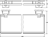 Полка FBS Esperado ESP 014 40 см