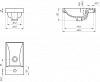 Раковина 40 см Cersanit Moduo P-UM-MOD40/1