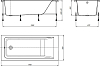 Акриловая ванна Roca Easy 170х75 ZRU9302899
