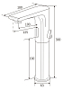 Электронный смеситель для раковины beWash Photocell BWAM0BH8038 хром