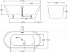 Акриловая ванна BelBagno 170х75 BB61-1700