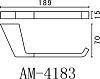 Держатель туалетной бумаги Art&Max Techno AM-E-4183, хром