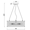 Подвесная люстра Freya Savoy FR5053PL-06BS