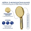 Душевая система WasserKRAFT серия A A188.261.207.PG Thermo золото