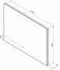 Мебель для ванной DIWO Элиста 120 белый мрамор, с раковиной Moduo 50 Square