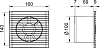Вытяжной вентилятор Era E 100 S C