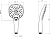 Душевая лейка Lemark LM0817C, хром