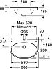 Раковина Gustavsberg Nautic 55609901 белый