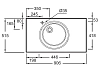 Раковина Jacob Delafon Odeon Rive Gauche EB2563-DE1 белый