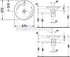 Раковина 57x57 Duravit Starck-1 0405570000