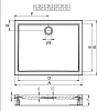 Душевой поддон Riho Davos 257 D002009005 140x90
