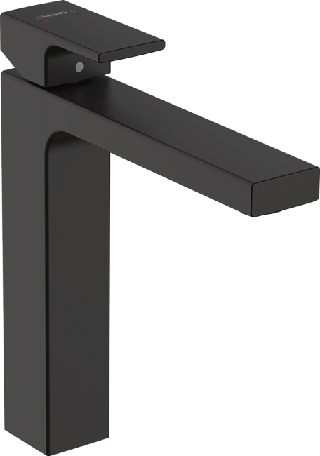 Смеситель для раковины Hansgrohe Vernis Shape 71591670, матовый чёрный