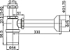 Шкаф-пенал Stella Polar Корделия SP-00001042 35 см, серый