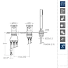 Смеситель для ванны с душем Ramon Soler Rs Cross 6233TSCAM хром