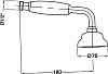 Душевая лейка Migliore Ricambi ML.RIC-33.106 Cr