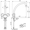 Смеситель для кухни Vidima Delta BA150AA хром