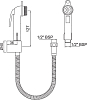 Гигиенический душ Jaquar Allied ALE-BLC-593