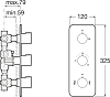 Термостат для душа Roca Puzzle 5A2878C00